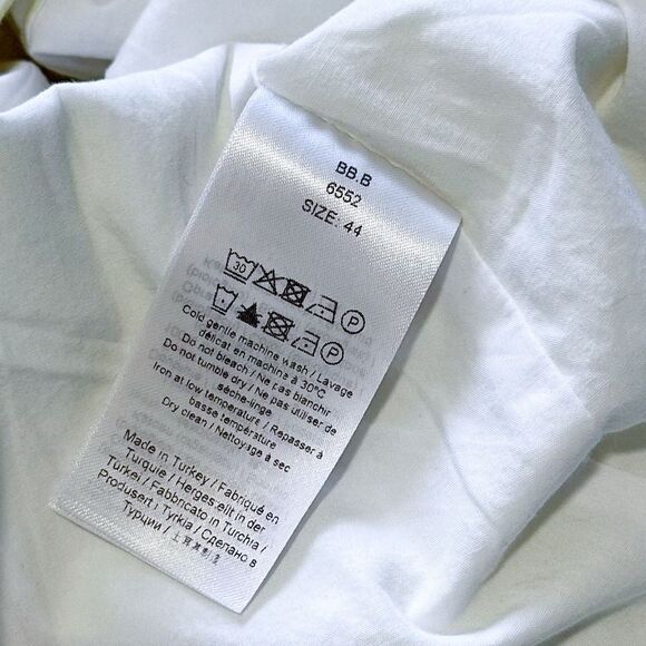 Ganni Seersucker Stripe Midi Dress Stripe Flan Size 14 Yellow - Picture 14 of 16